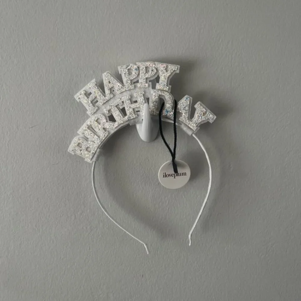 NWT iloveplum Happy Birthday Headband